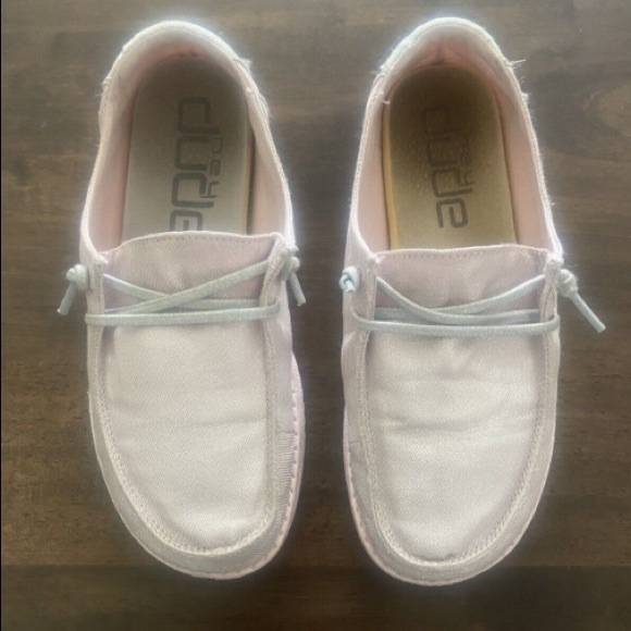 Girls Sparking pink Shoes Size 7 - Picture 2 of 3